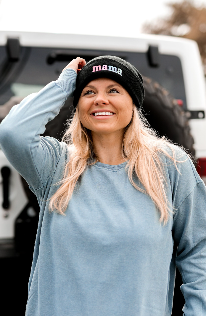Mama Beanie Black