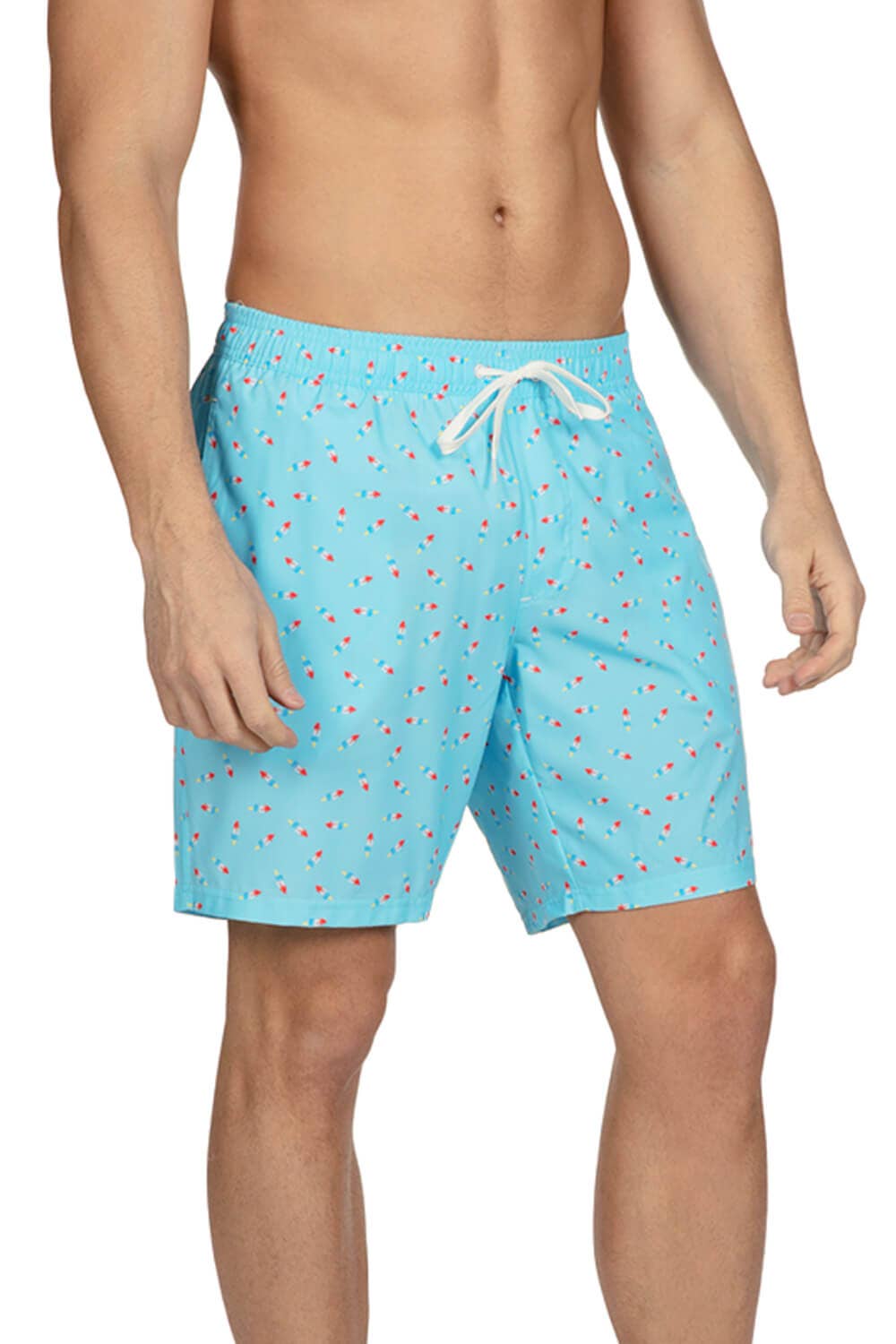 Men's Patriotic Pops Stretch Swim Trunks
