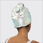 Satin-Wrapped Hair Towel - Aura - Intimate Whispers