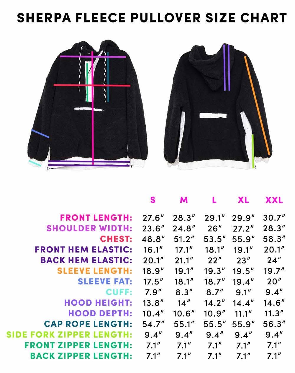 Two-Toned Sherpa Pullover: Light Purple