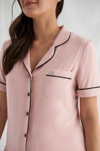 Bamboo Short Set in Pink: Pink - Intimate Whispers