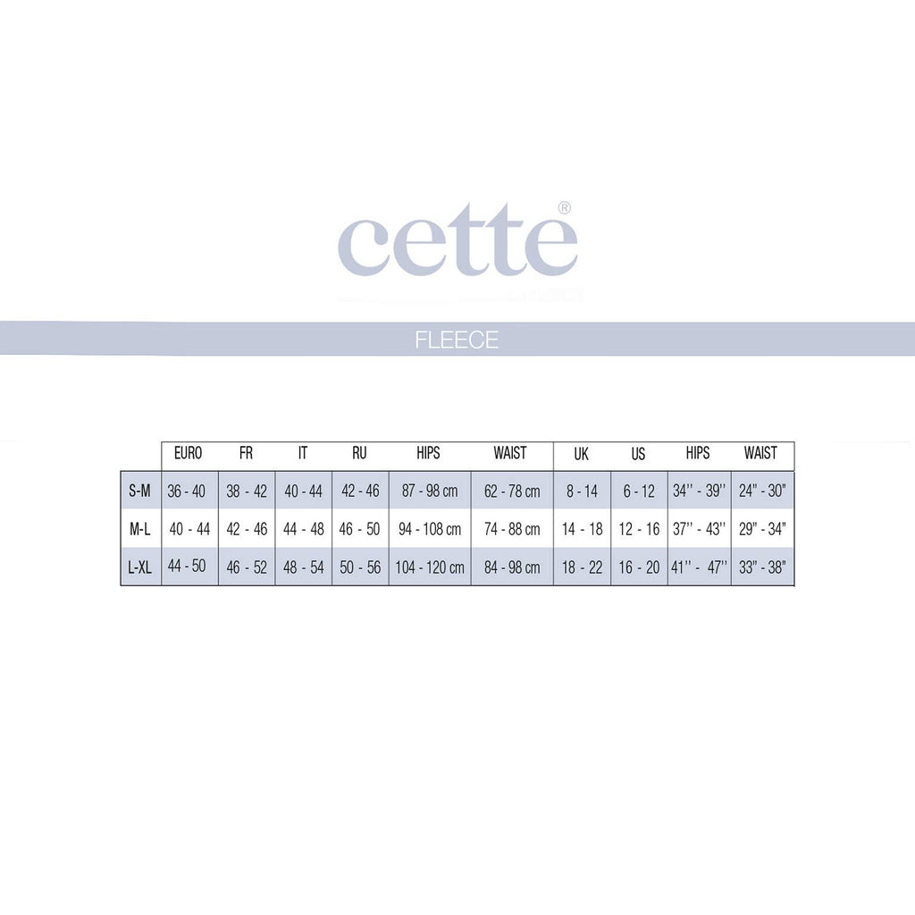 Thermal Tights with Warm Fleece-Black