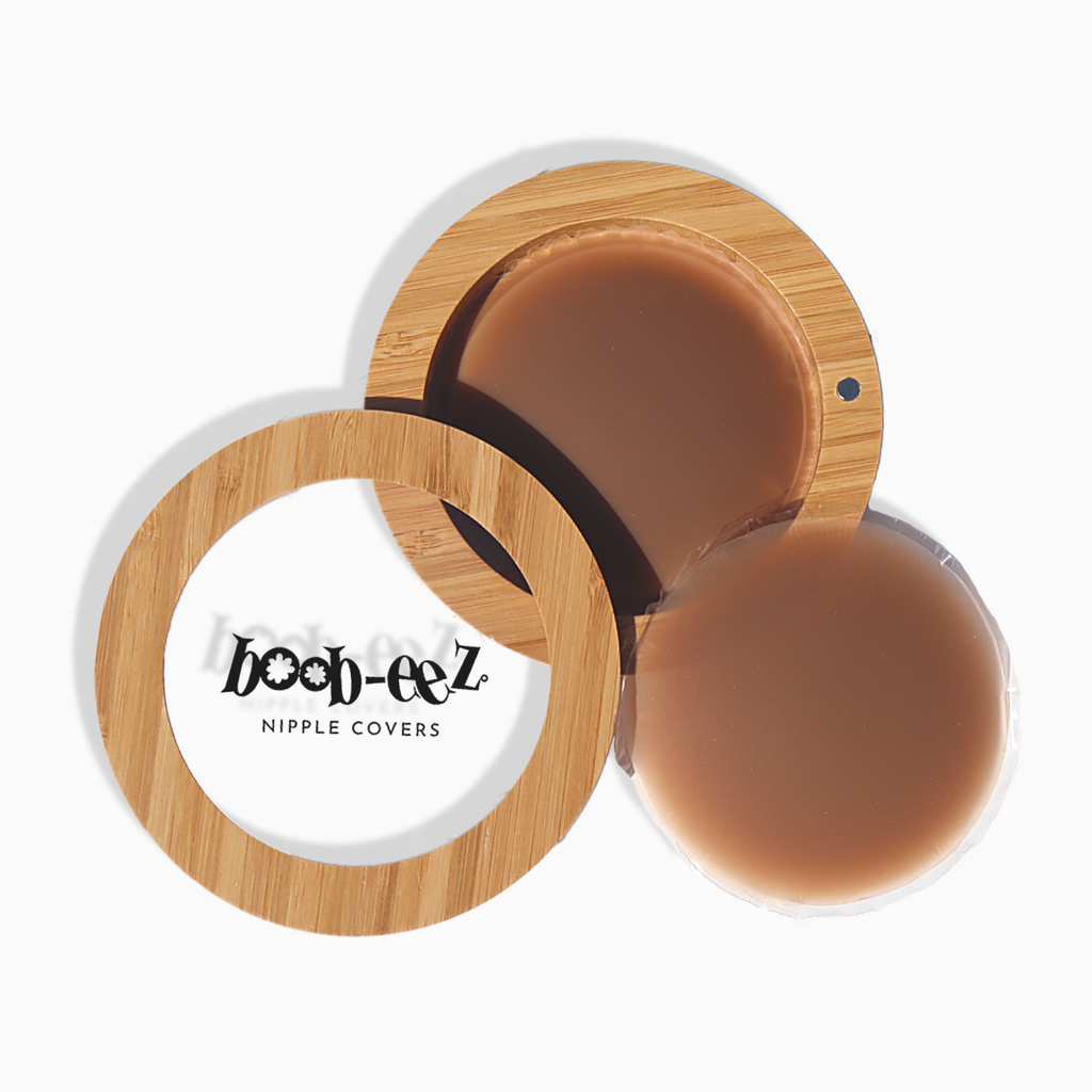 Nipple Covers + Bamboo Compact: Medium Tint