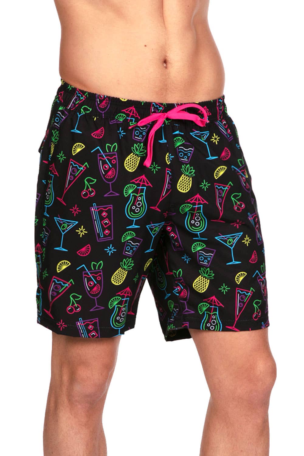 Neon Nightcap Stretch Swim Trunks