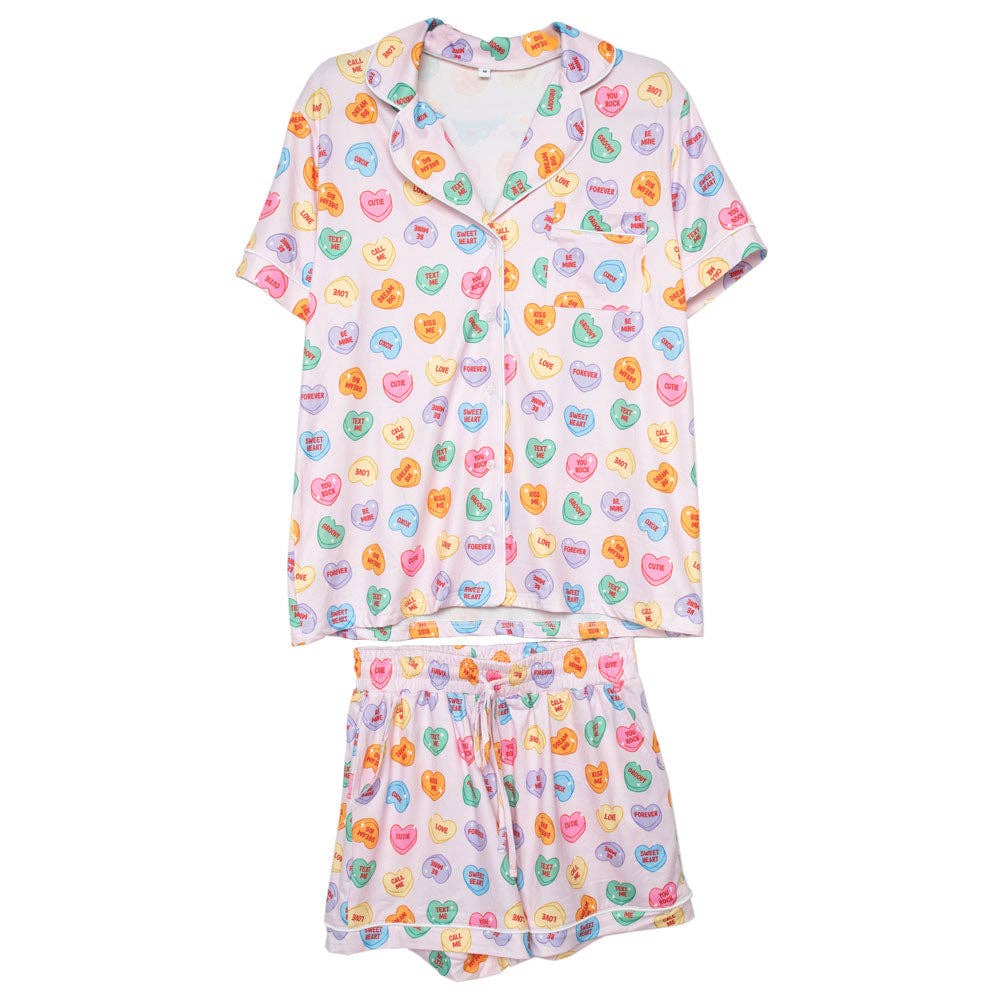Candy Hearts PJ Sets