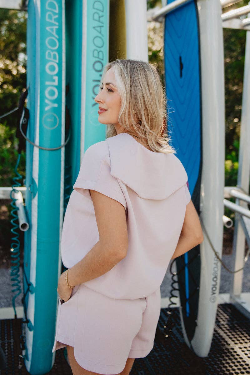 Blush 2 Piece Scuba Set: Blush