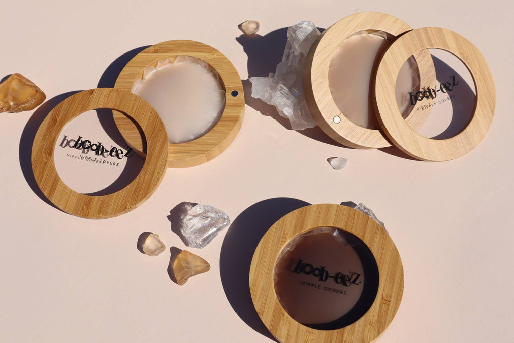Nipple Covers + Bamboo Compact: Medium Tint