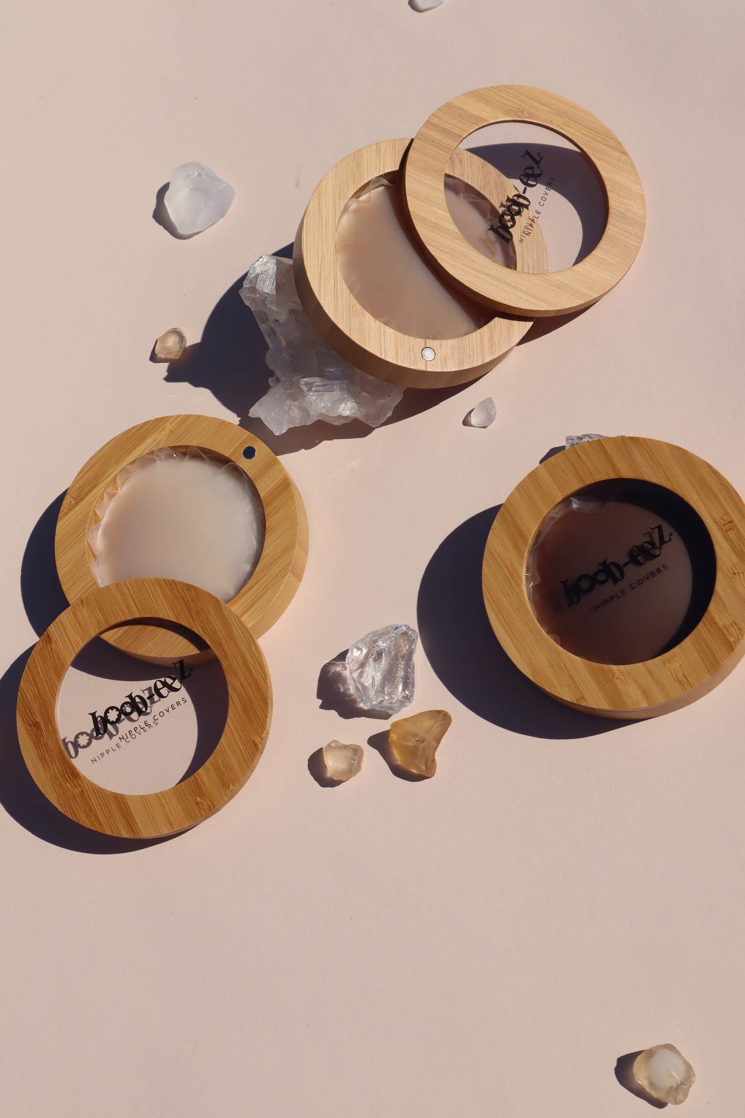 Nipple Covers + Bamboo Compact: Medium Tint