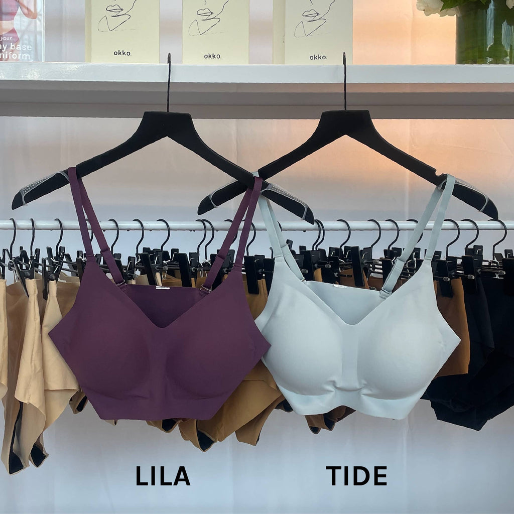 Signature Wireless Bra - Lila