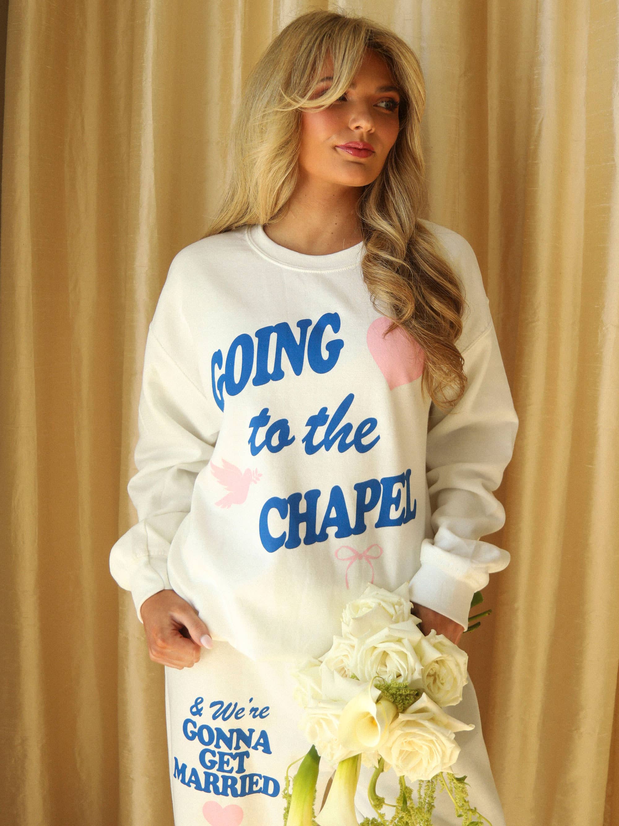 Women's Going to the Chapel Bridal Sweatshirt
