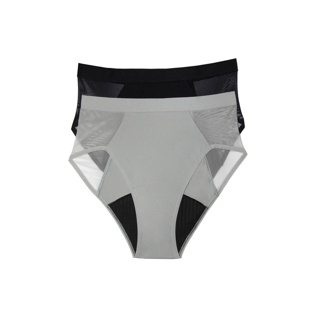 Leak Proof French Cut High Waist: Black