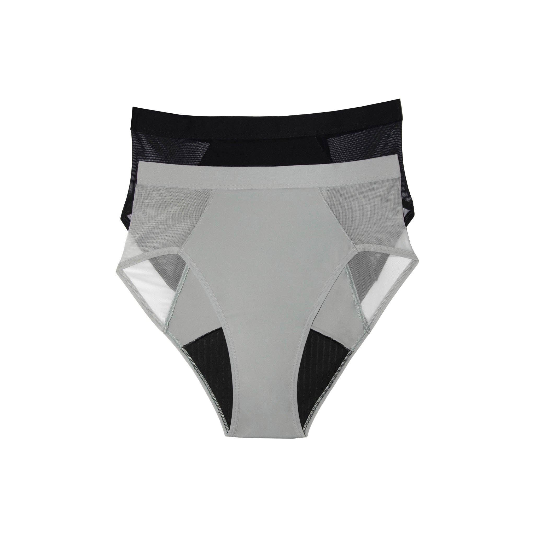 Leak Proof French Cut High Waist: Black