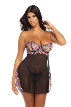 Nadia Embroidered Babydoll