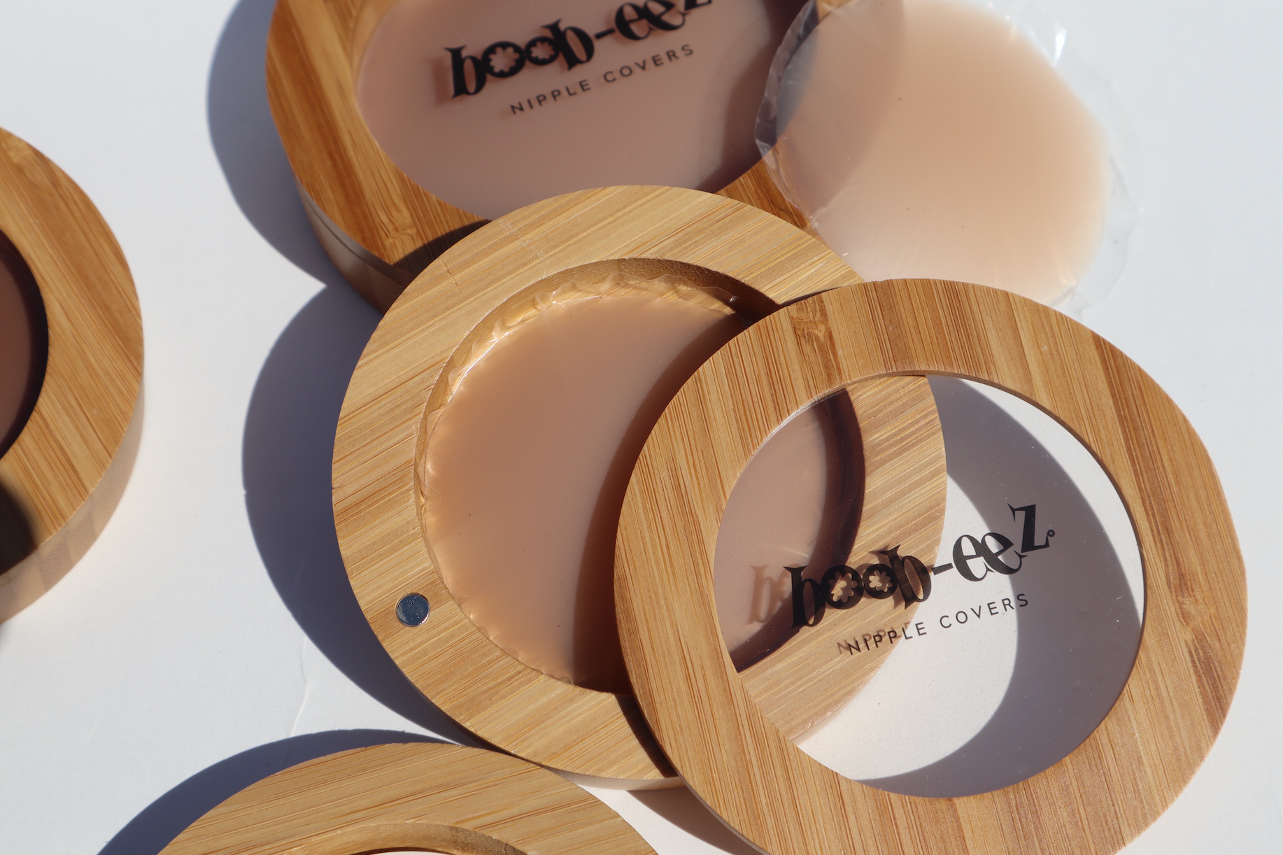 Nipple Covers + Bamboo Compact: Medium Tint