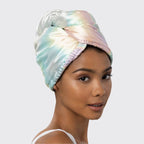 Satin-Wrapped Hair Towel - Aura - Intimate Whispers