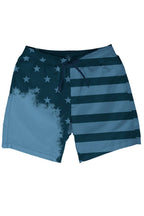 Men's American Flag Color Changing Swim Trunks - Intimate Whispers
