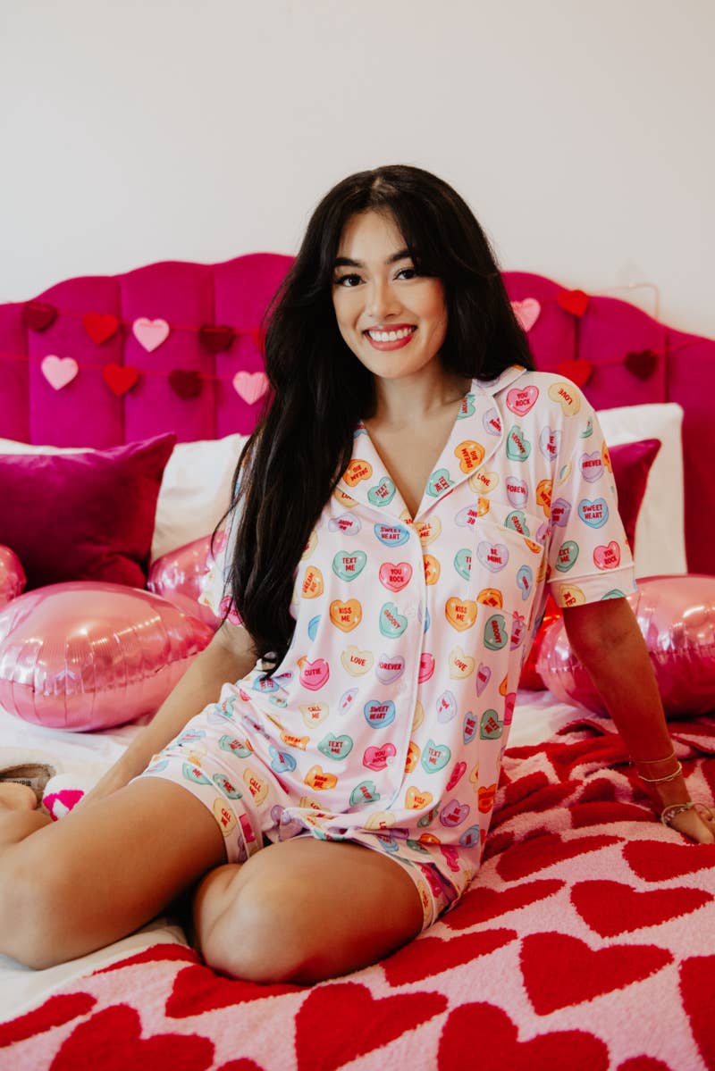 Candy Hearts PJ Sets