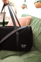 Teddy Sherpa Duffle Bag - Midnight - Intimate Whispers
