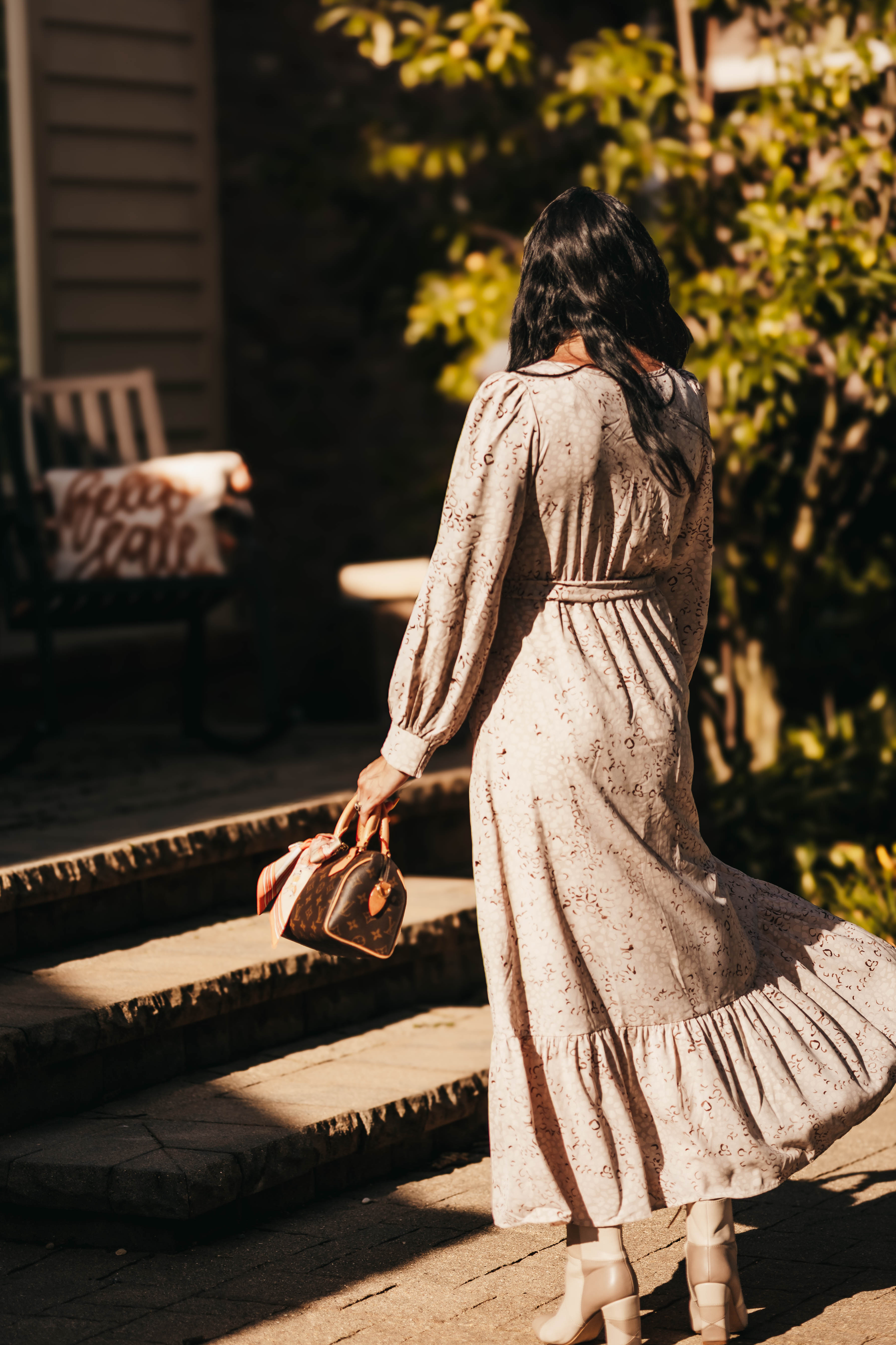 Bubble Maxi Dress - Leopard