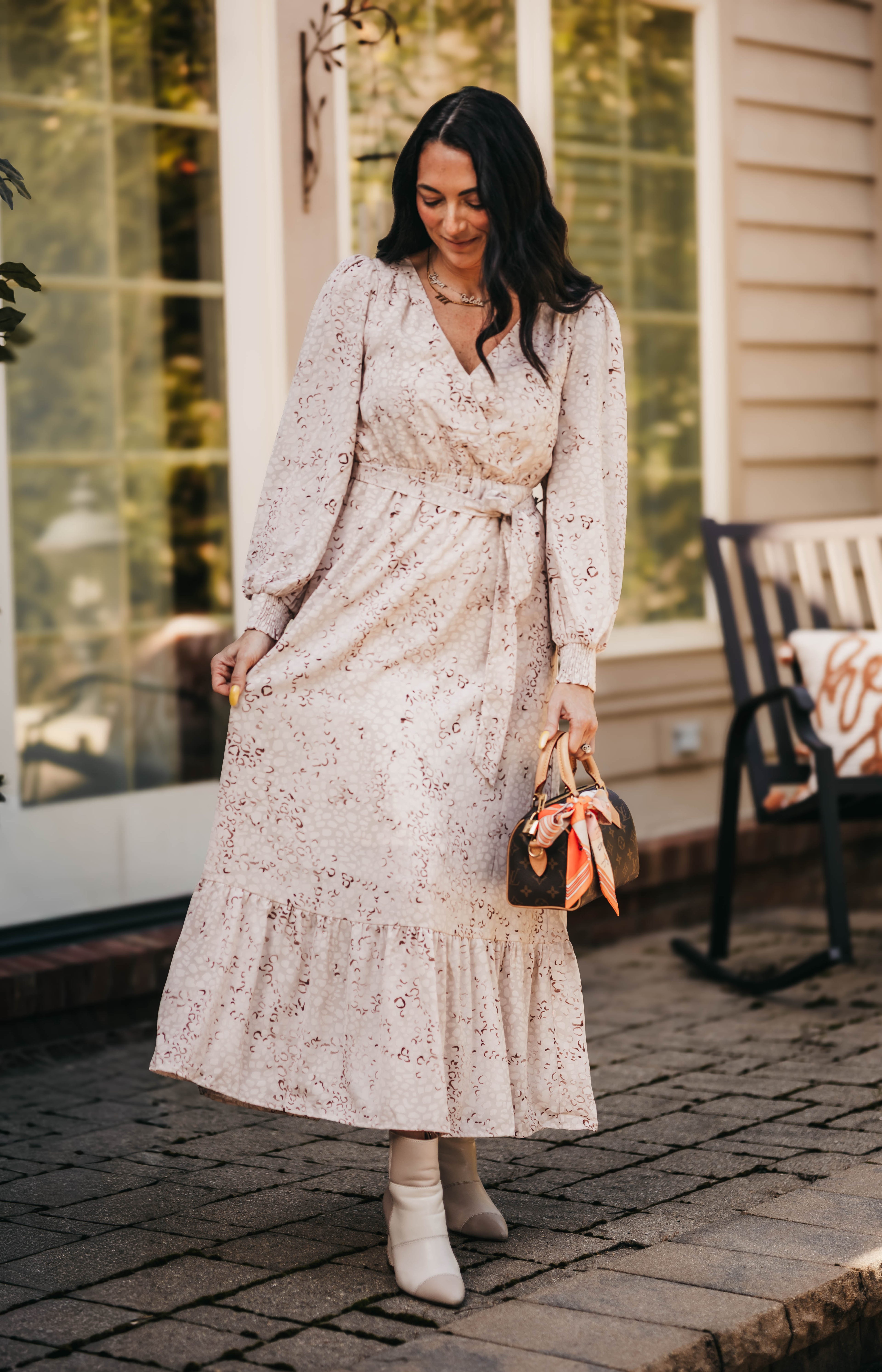 Bubble Maxi Dress - Leopard