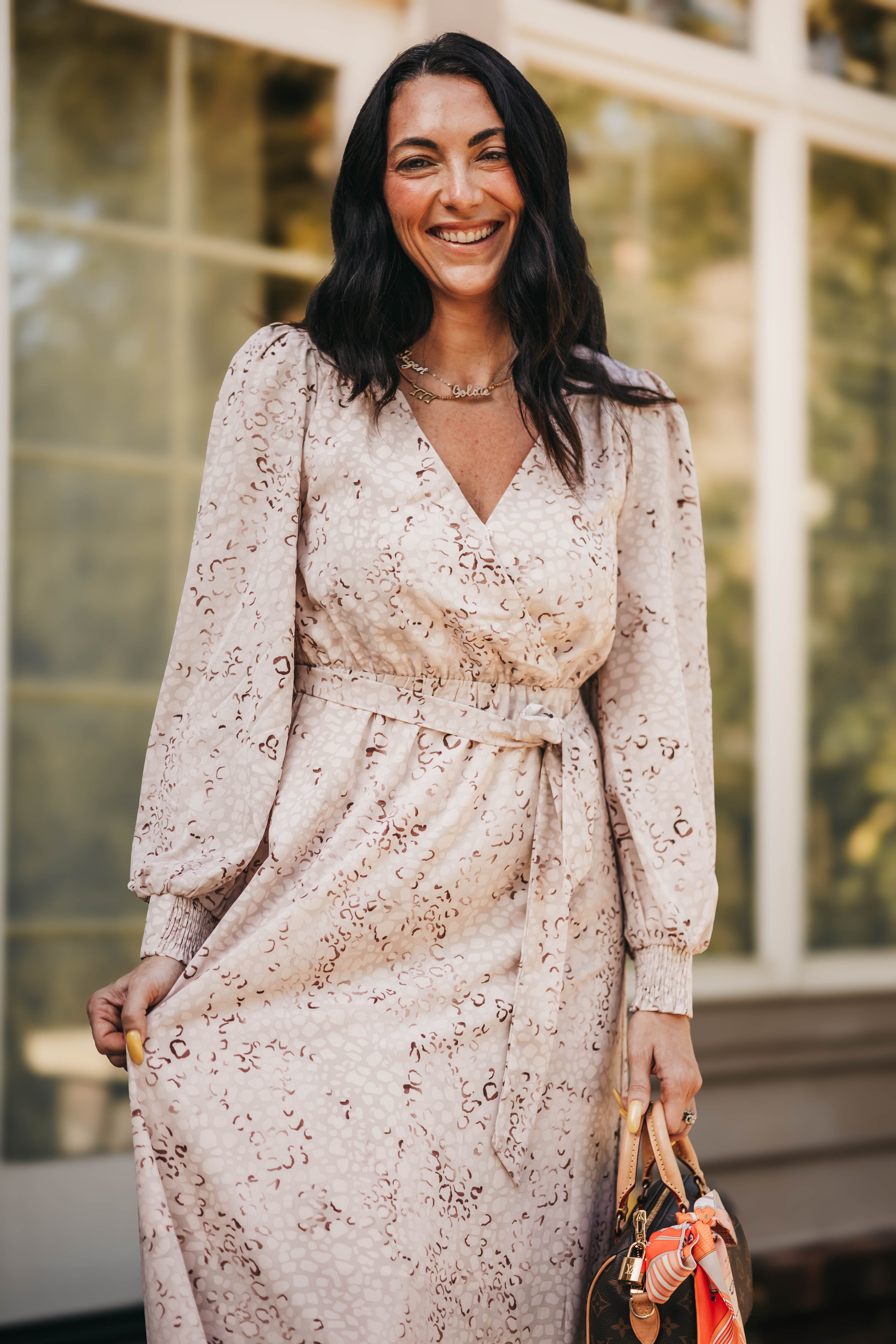 Bubble Maxi Dress - Leopard