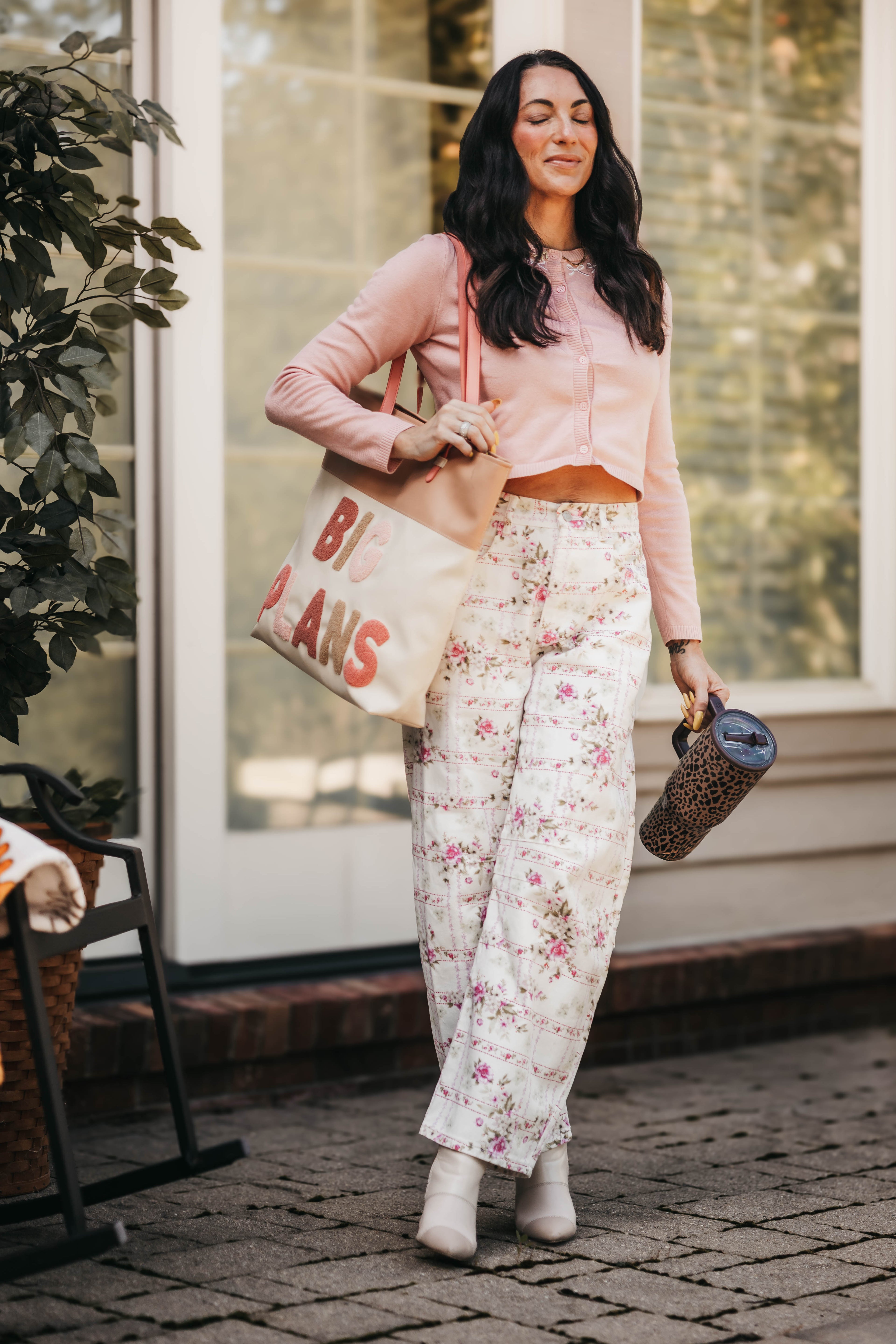 Bow Embroidery Cardigan