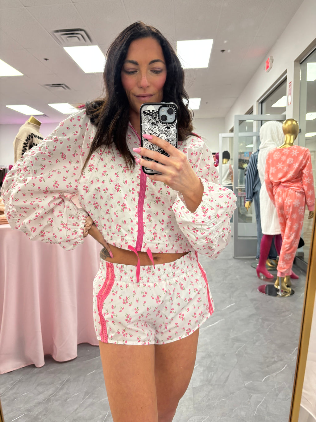 Silky Windbreaker Shorts