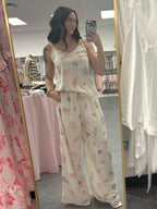 Summer Seashell Wide-Leg Pants