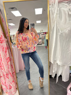 Deleon Square Neck Blouse