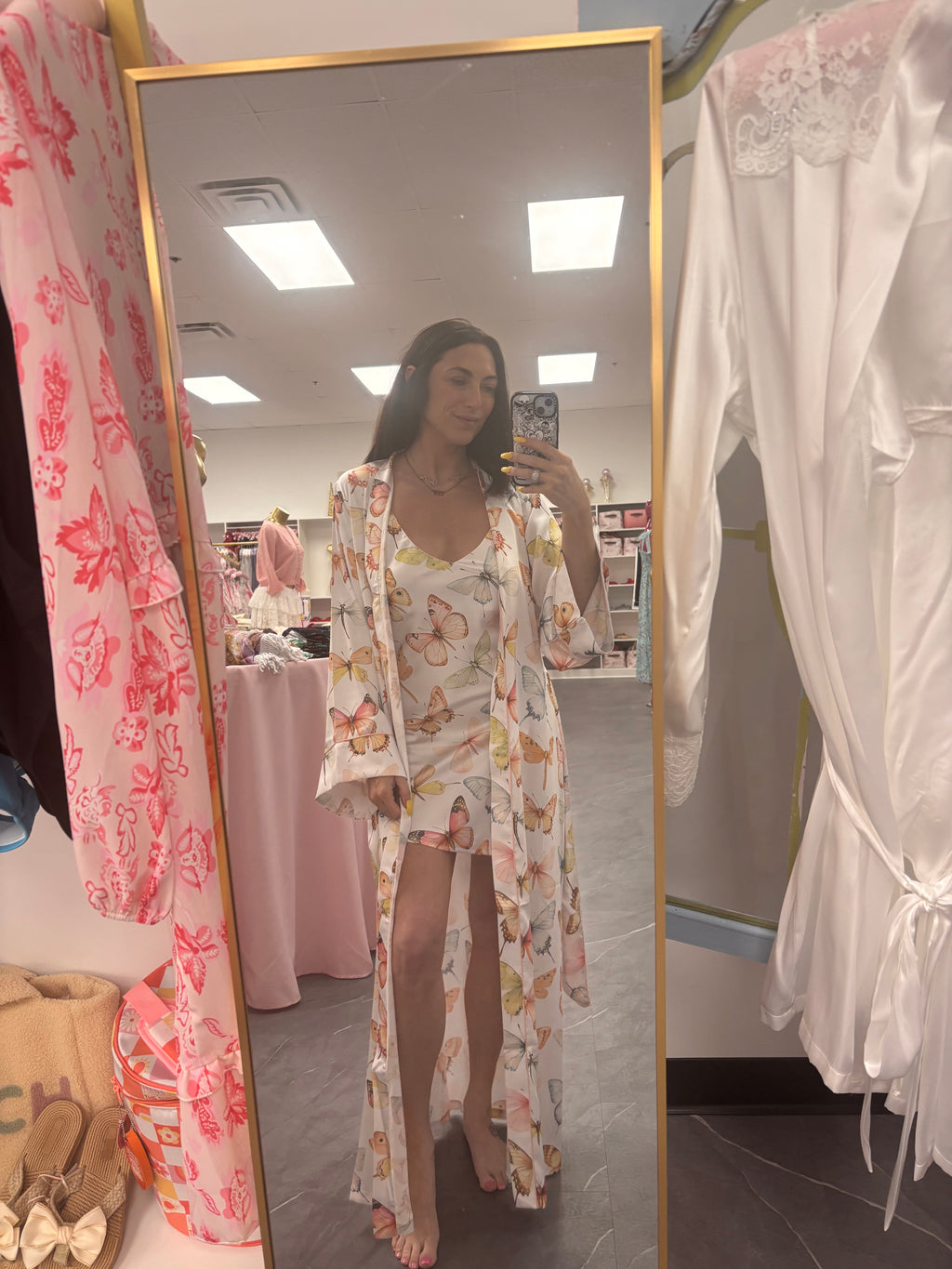 Maxi Robe - Pastel Wings