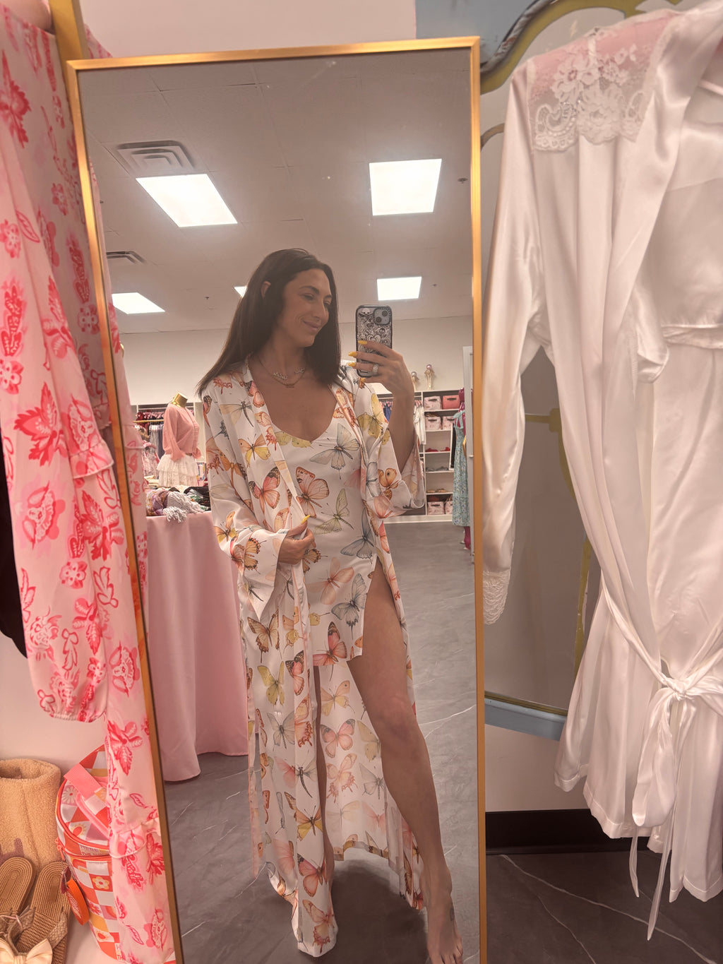Pastel Wings- Mini Slip Nightgown