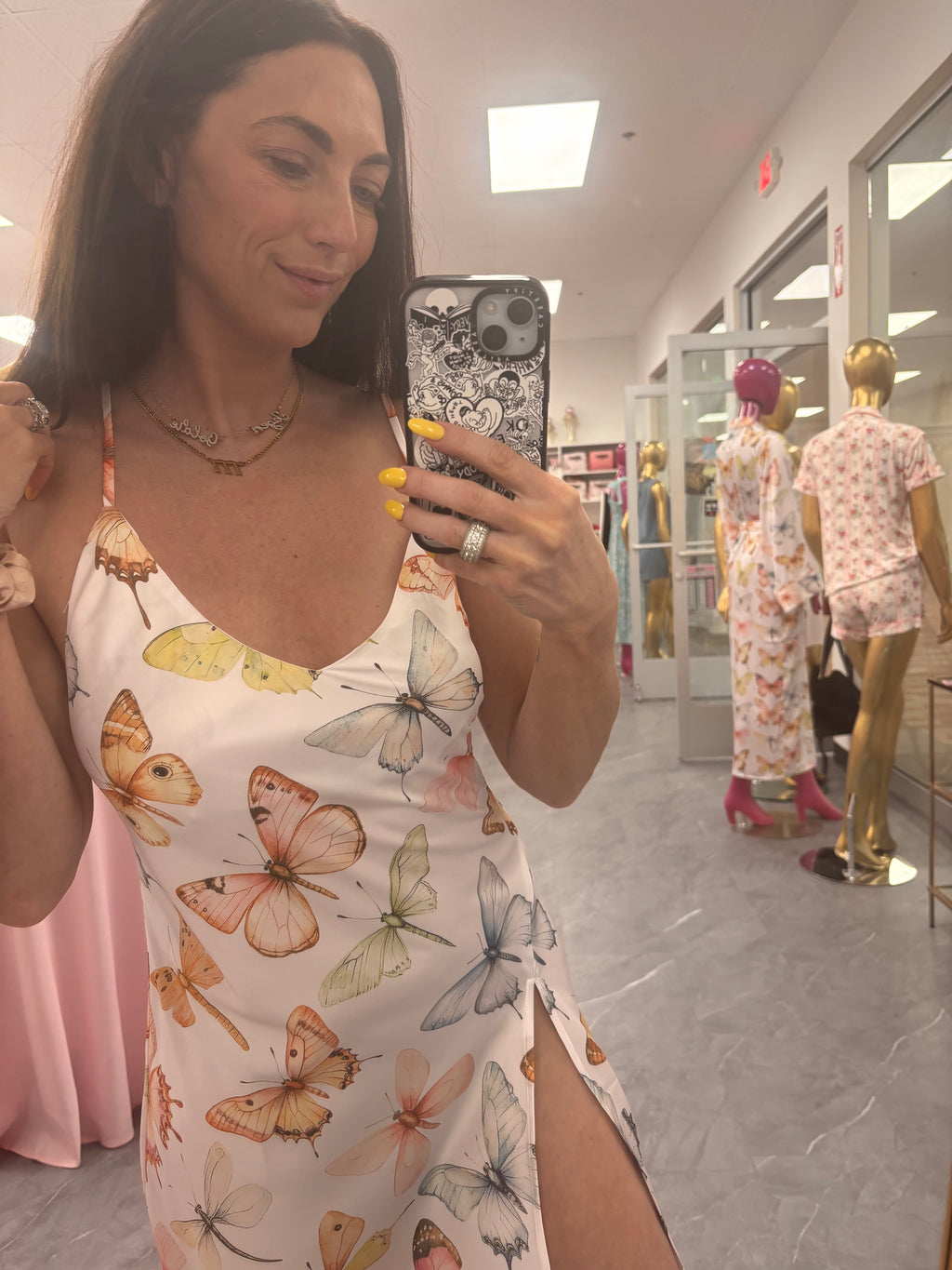 Pastel Wings- Mini Slip Nightgown