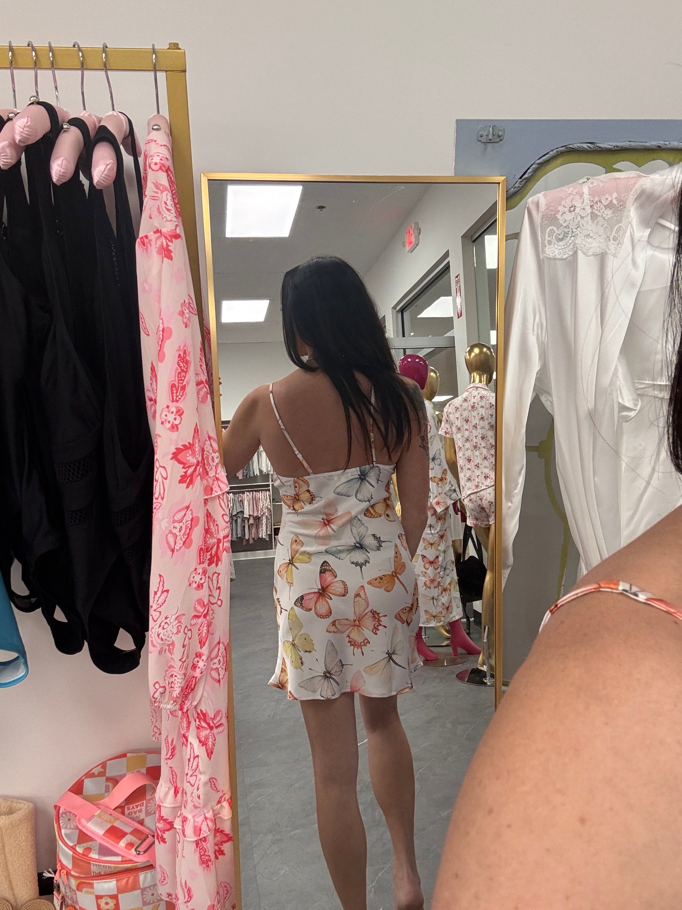Pastel Wings- Mini Slip Nightgown
