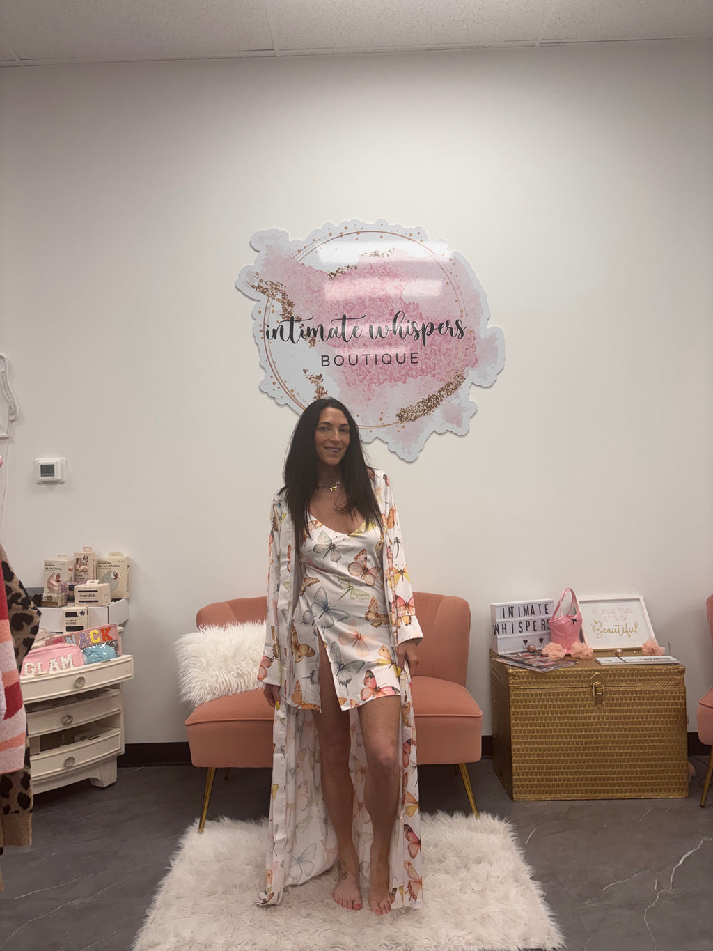 Pastel Wings- Mini Slip Nightgown