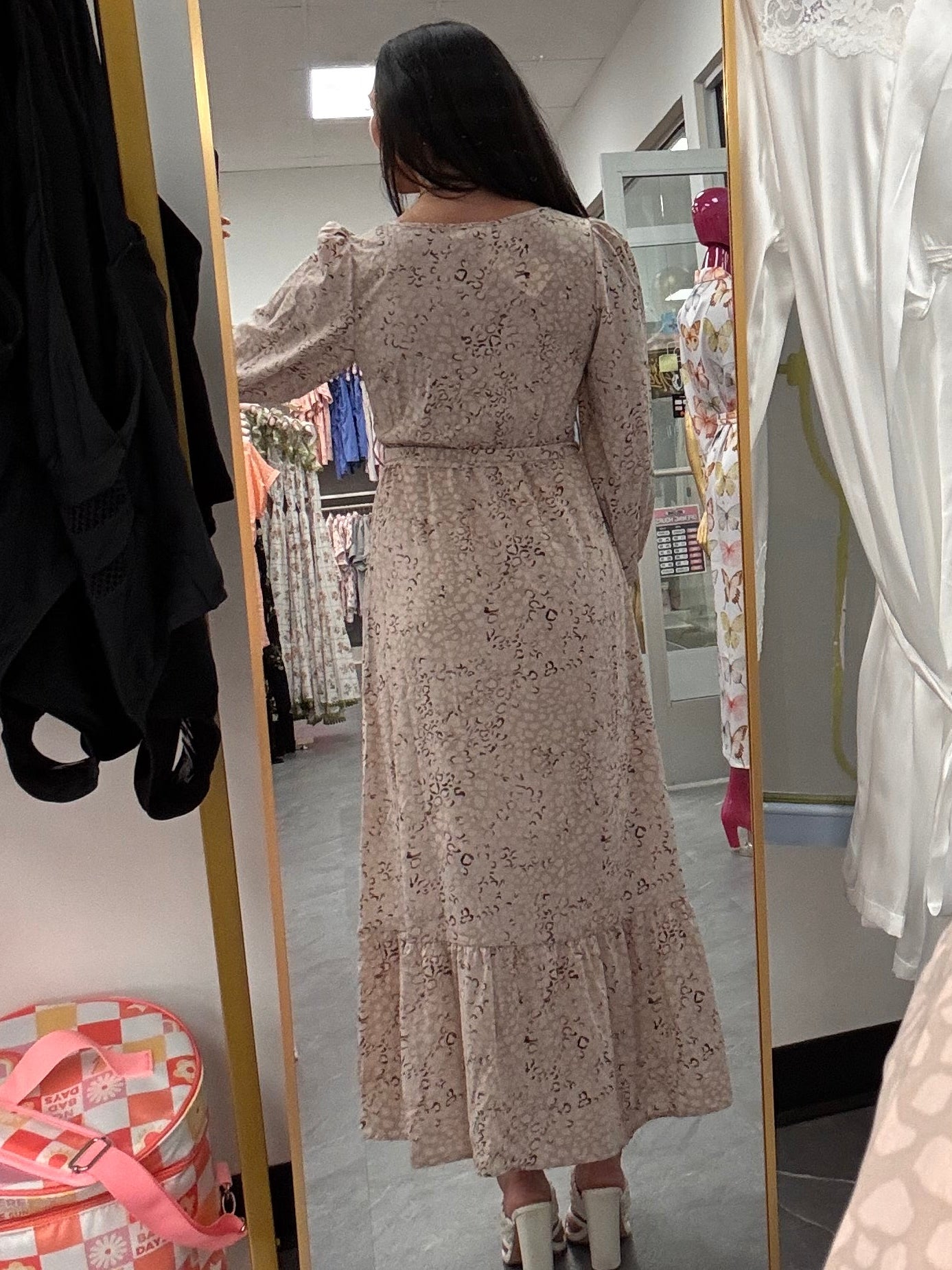 Bubble Maxi Dress - Leopard
