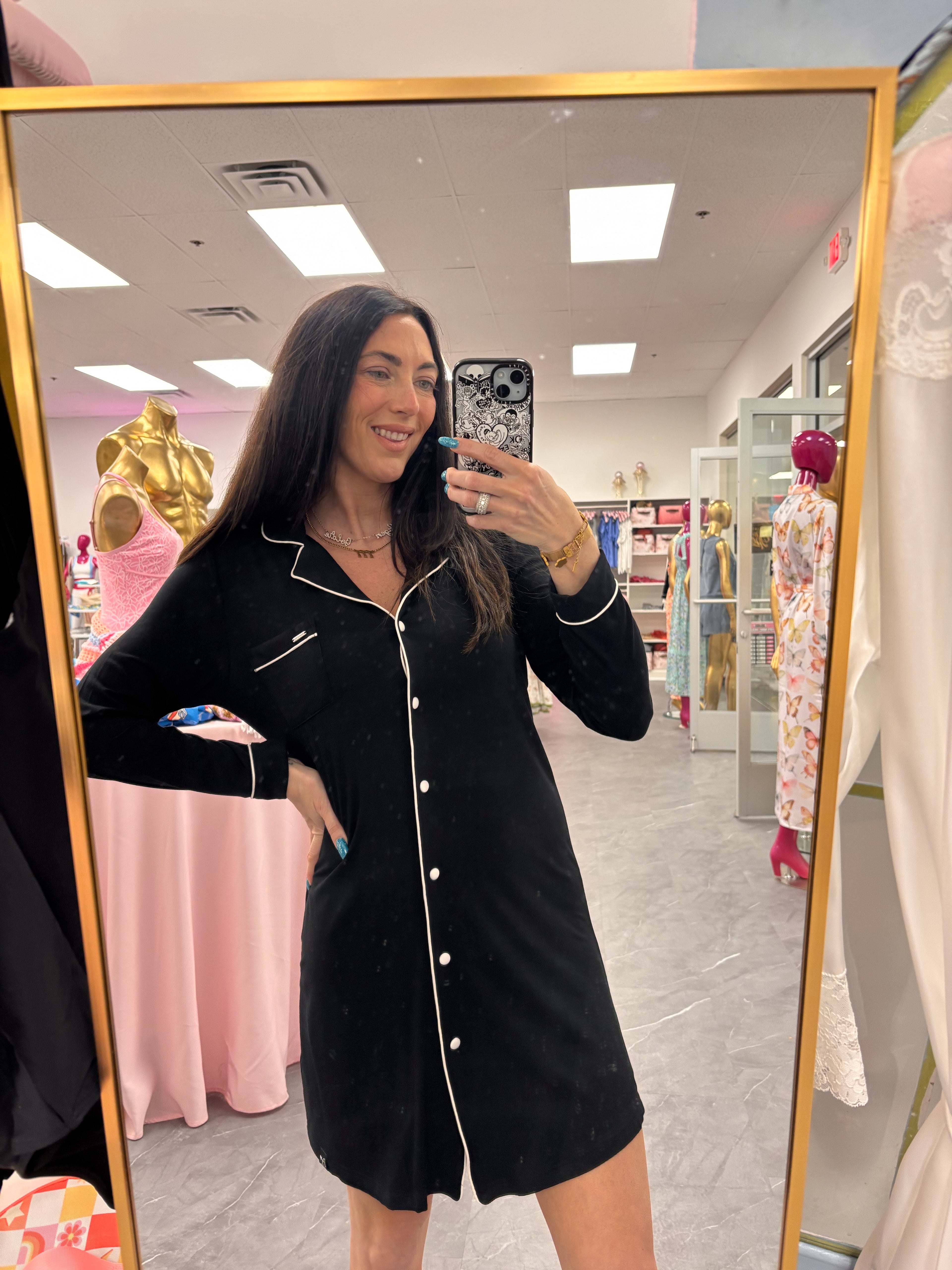 Bamboo Sleepshirt Black