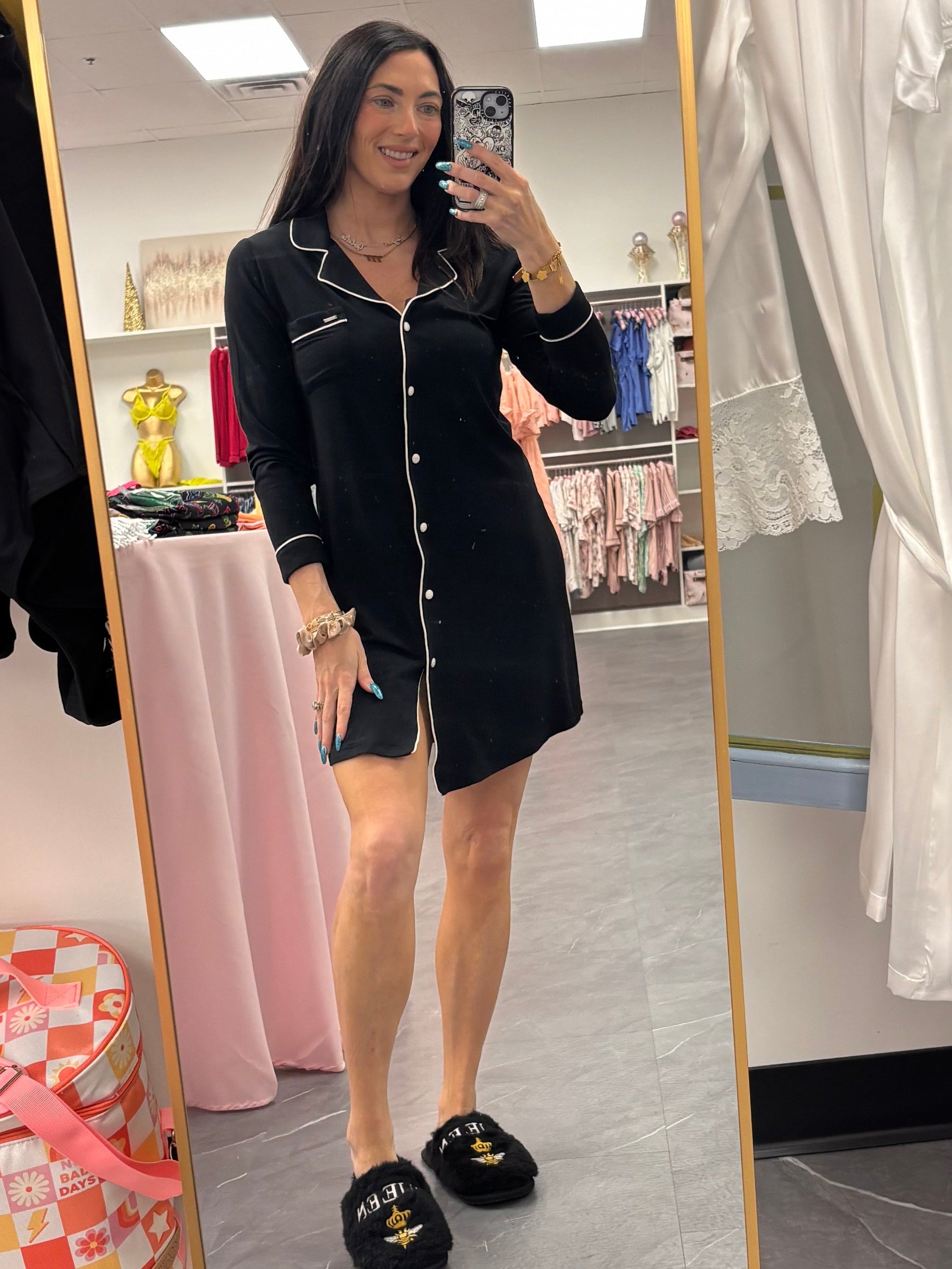 Bamboo Sleepshirt Black