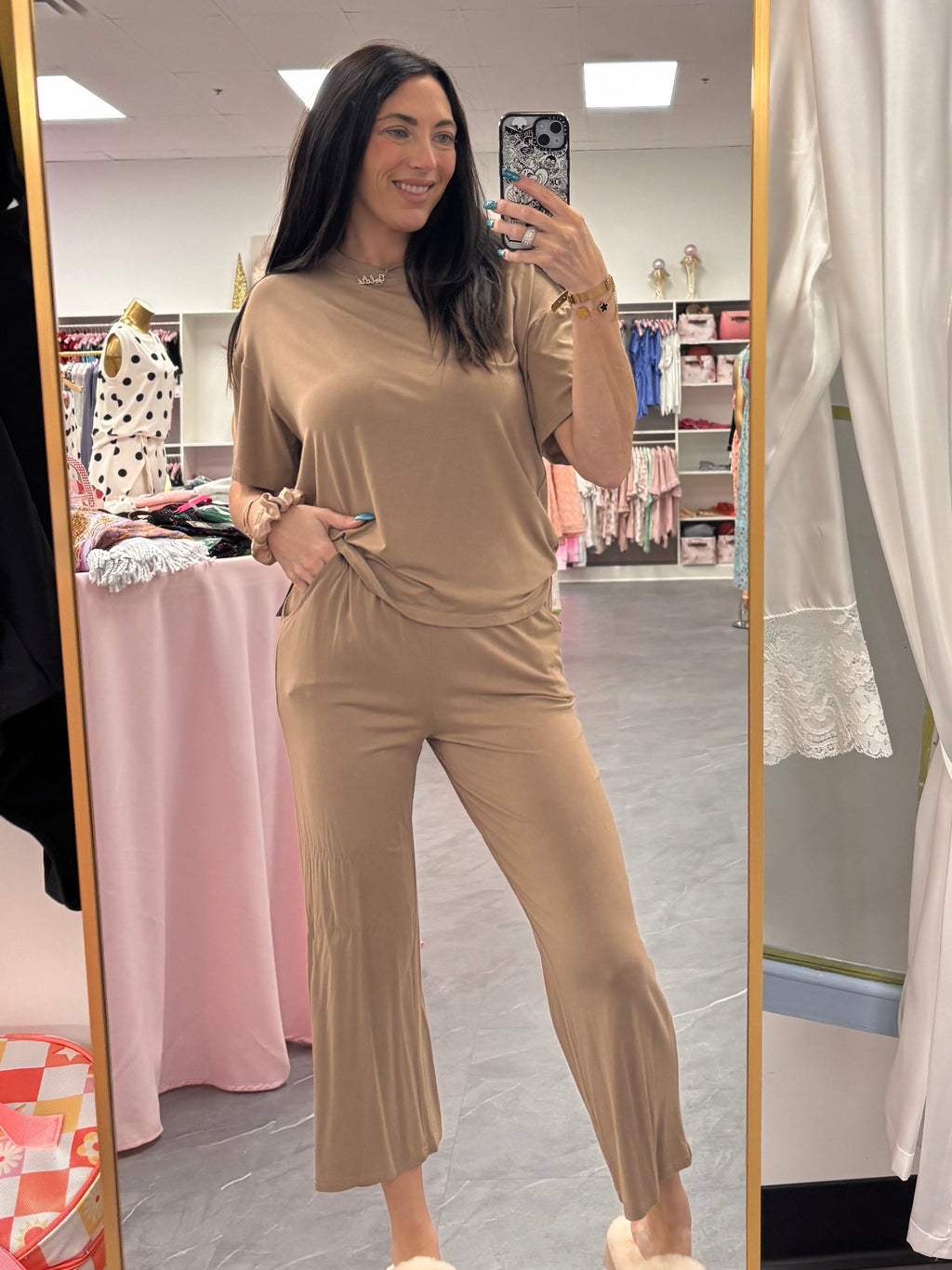 Latte Bamboo Lounge Set