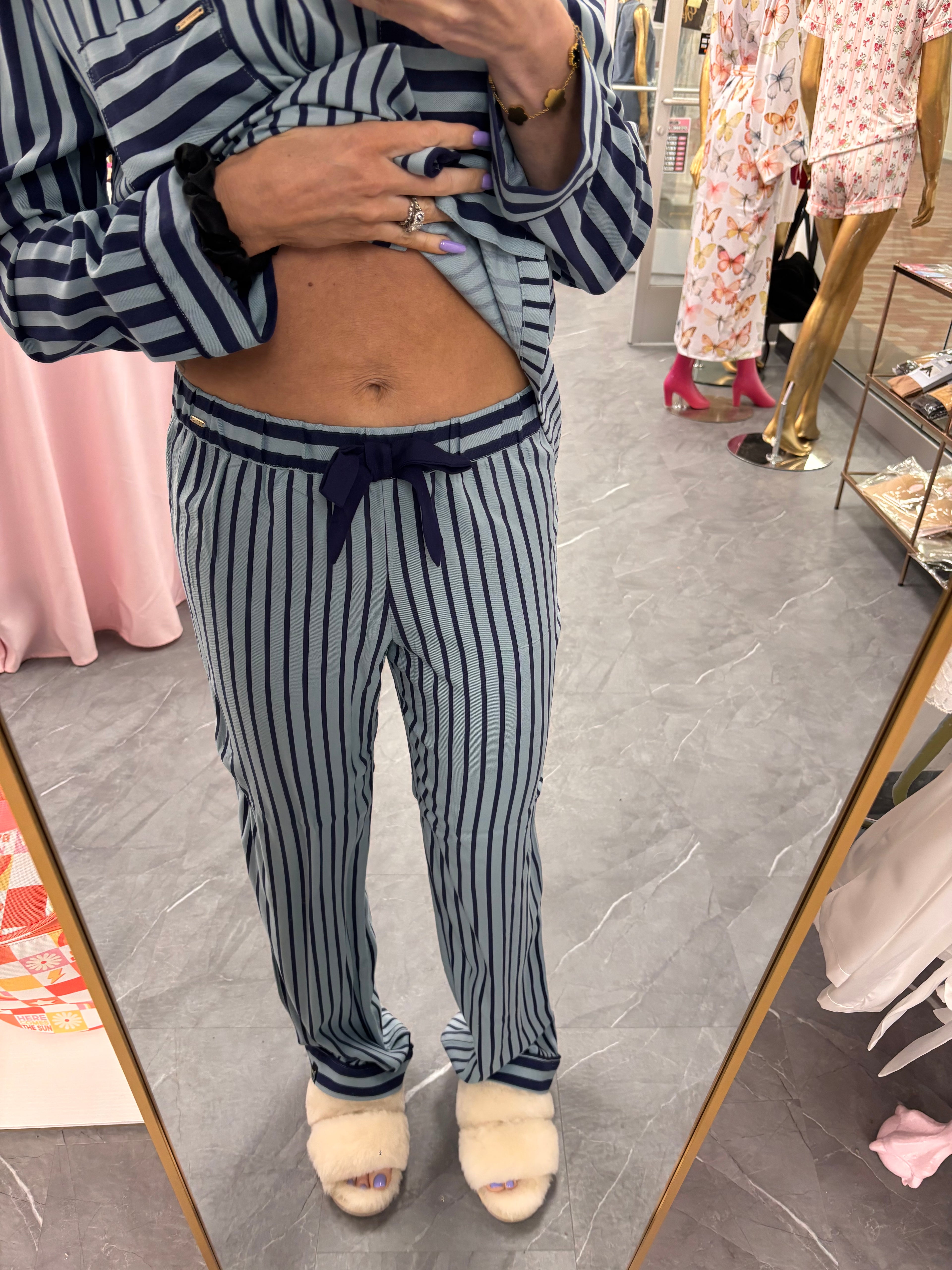 Boyfriend Striped PJ Set