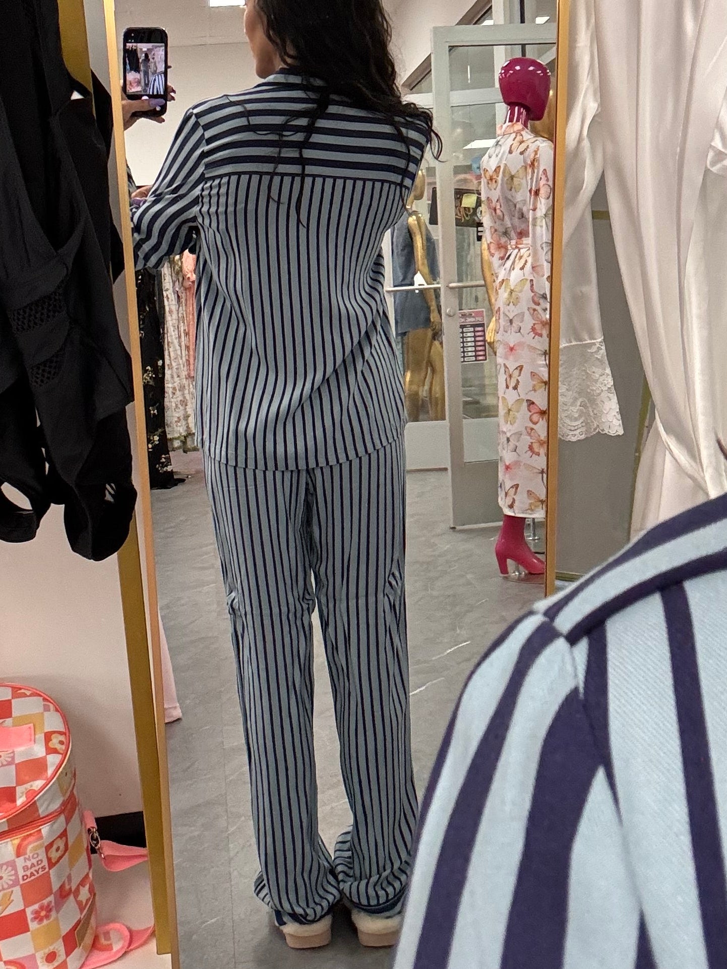 Boyfriend Striped PJ Set