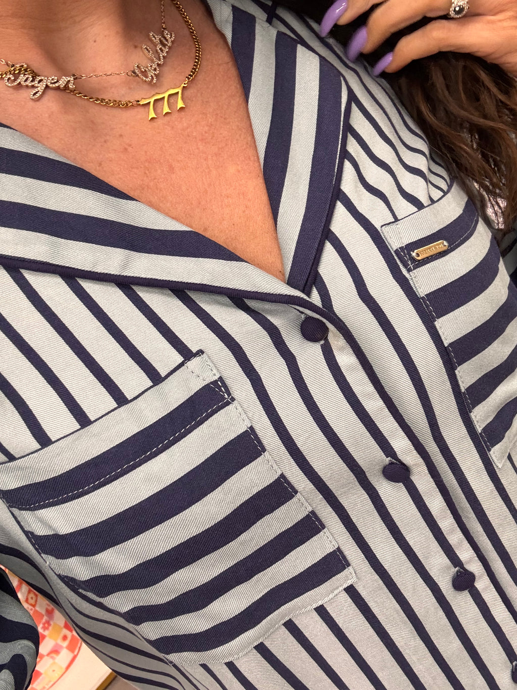 Boyfriend Striped PJ Set