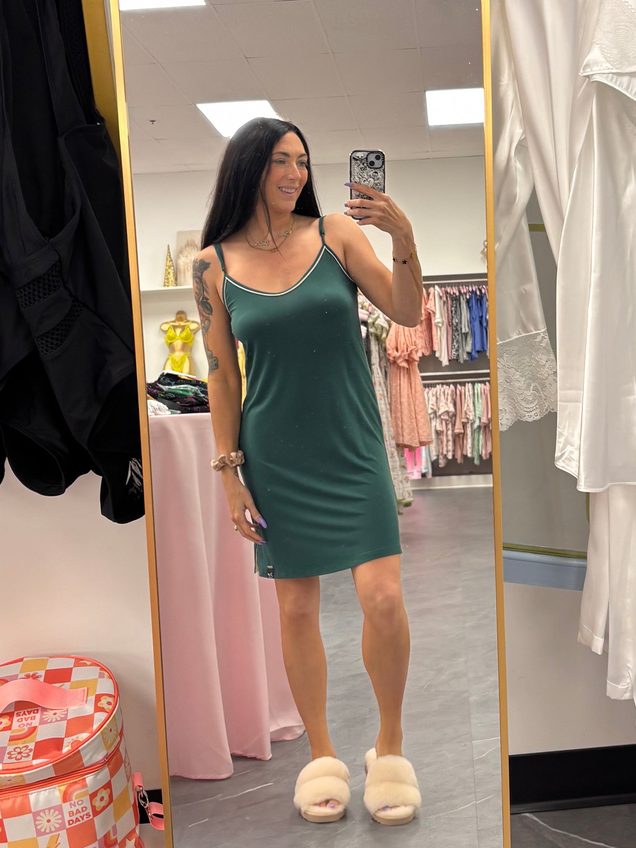 Bamboo Nightie in Green