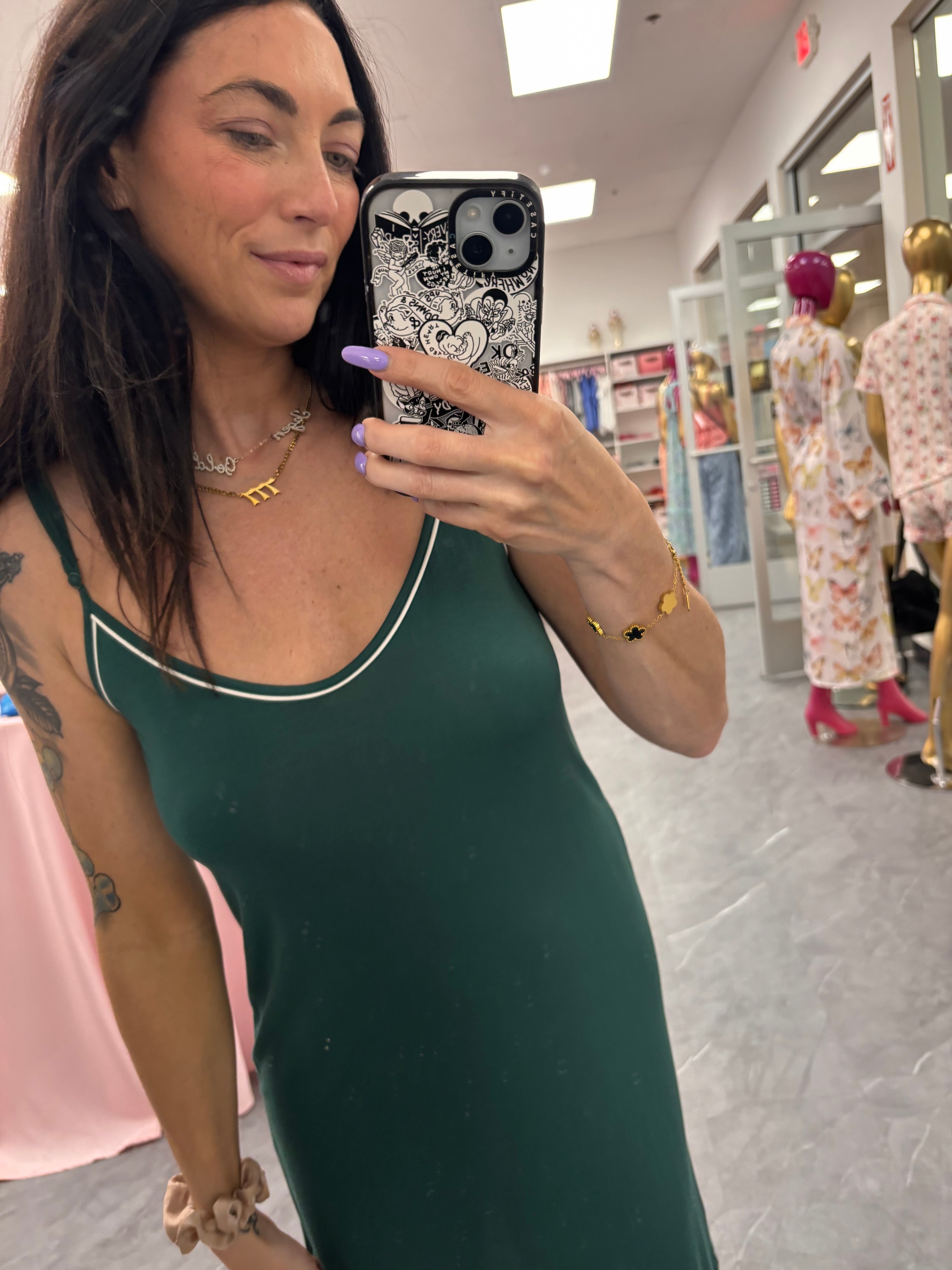 Bamboo Nightie in Green