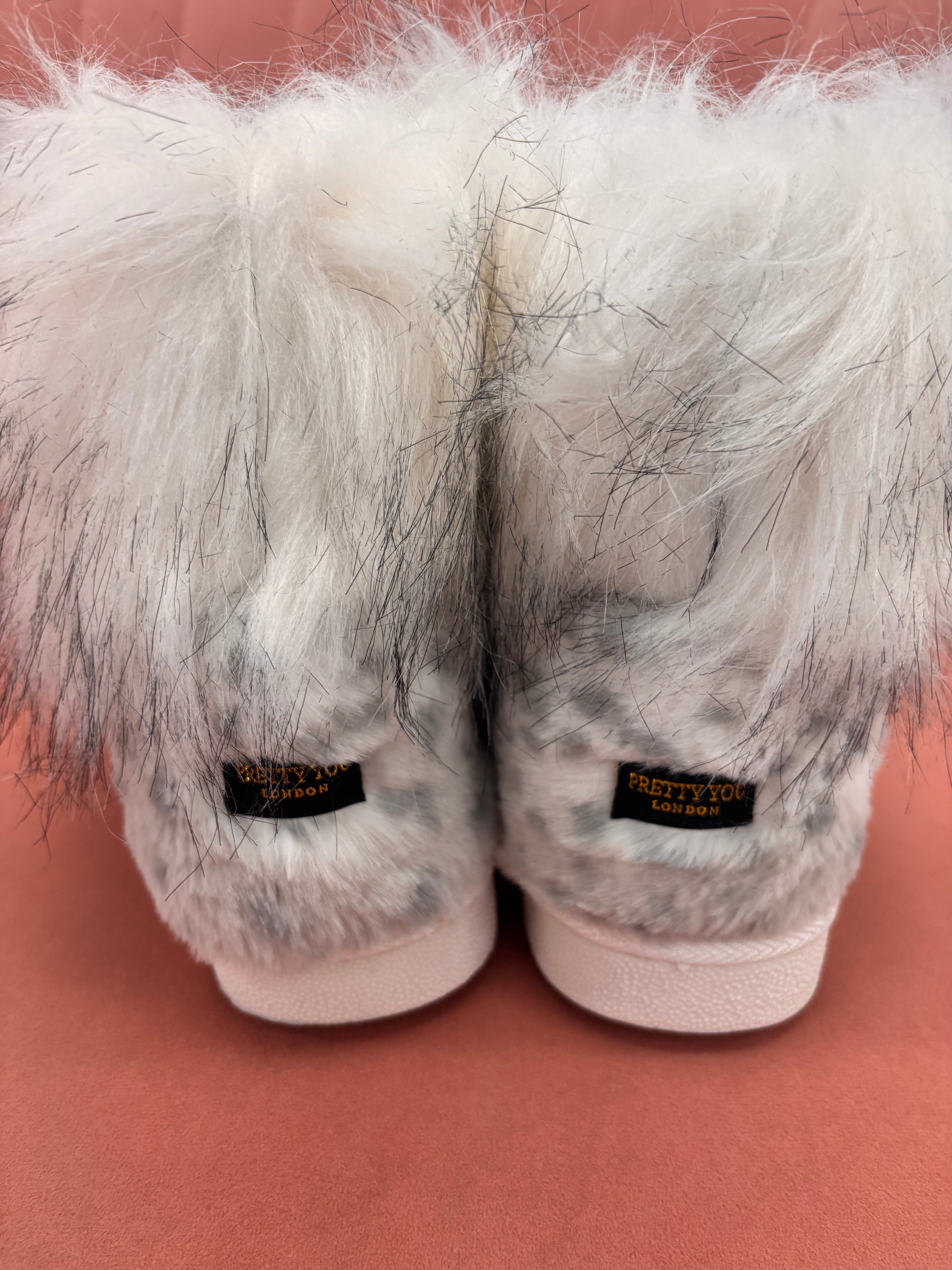 Snow Leopard Bootie