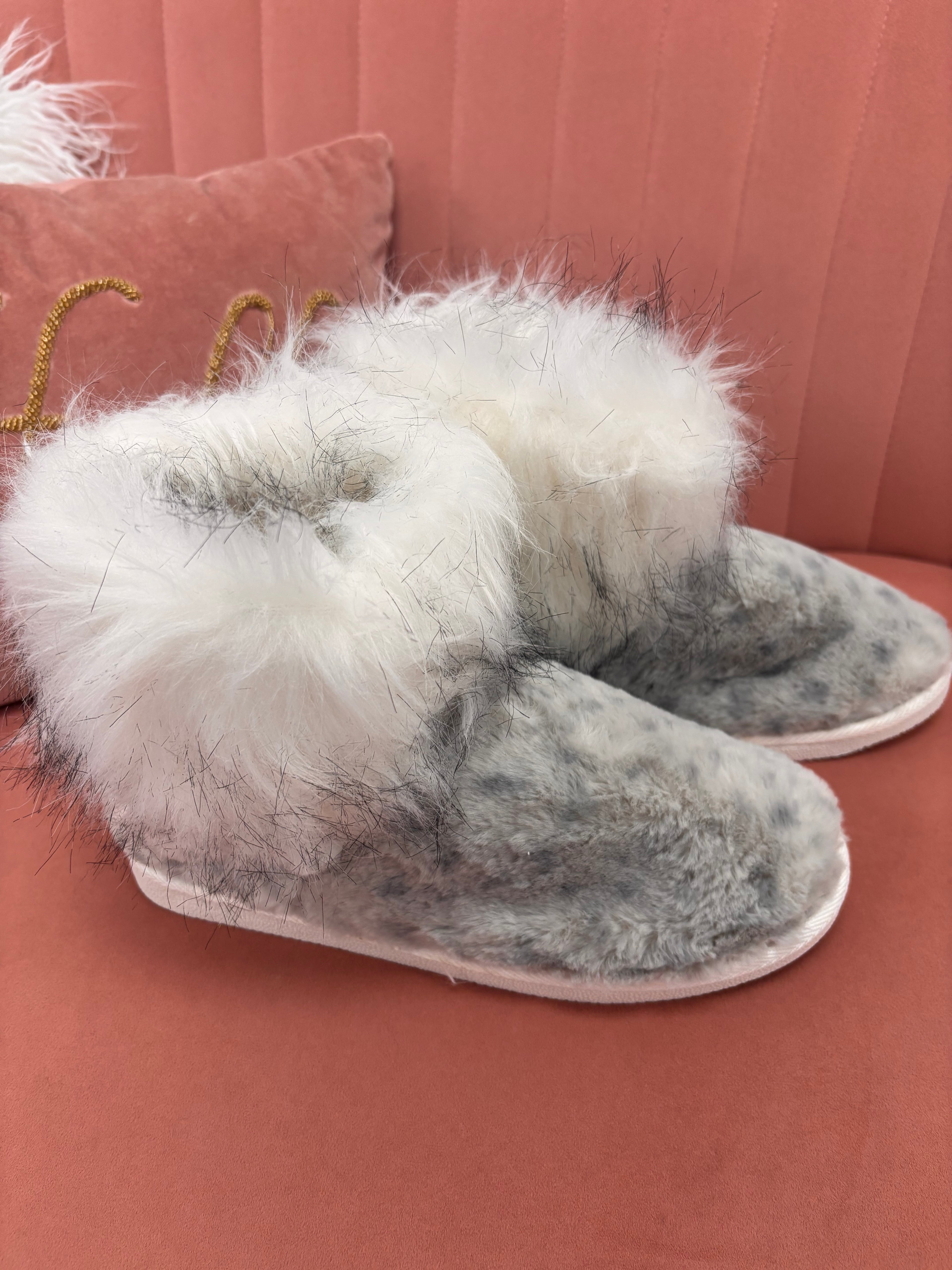Snow Leopard Bootie
