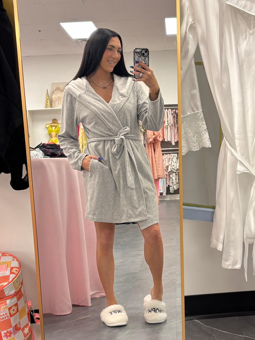 Organic Cotton Hooded Robe