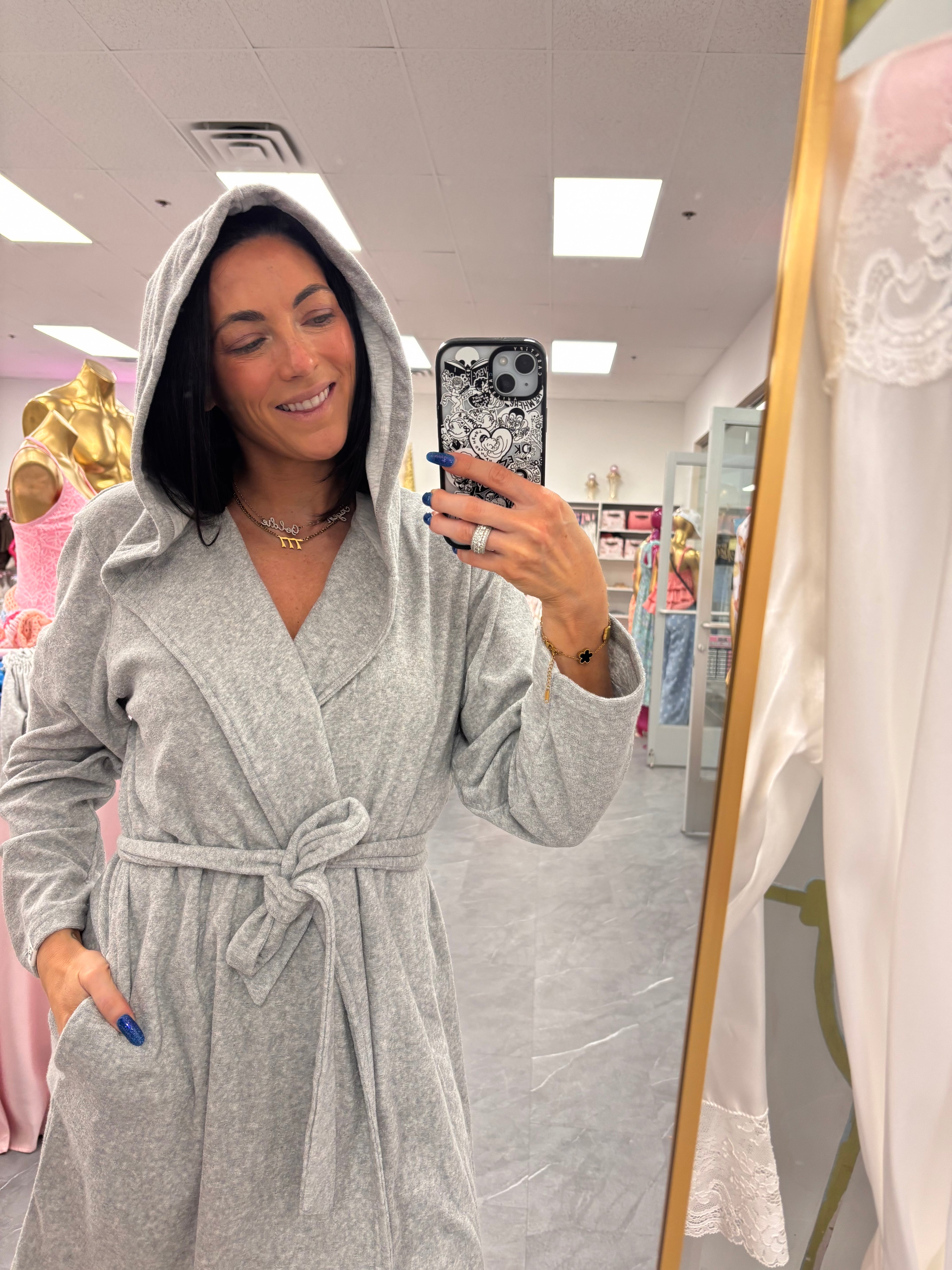 Organic Cotton Hooded Robe