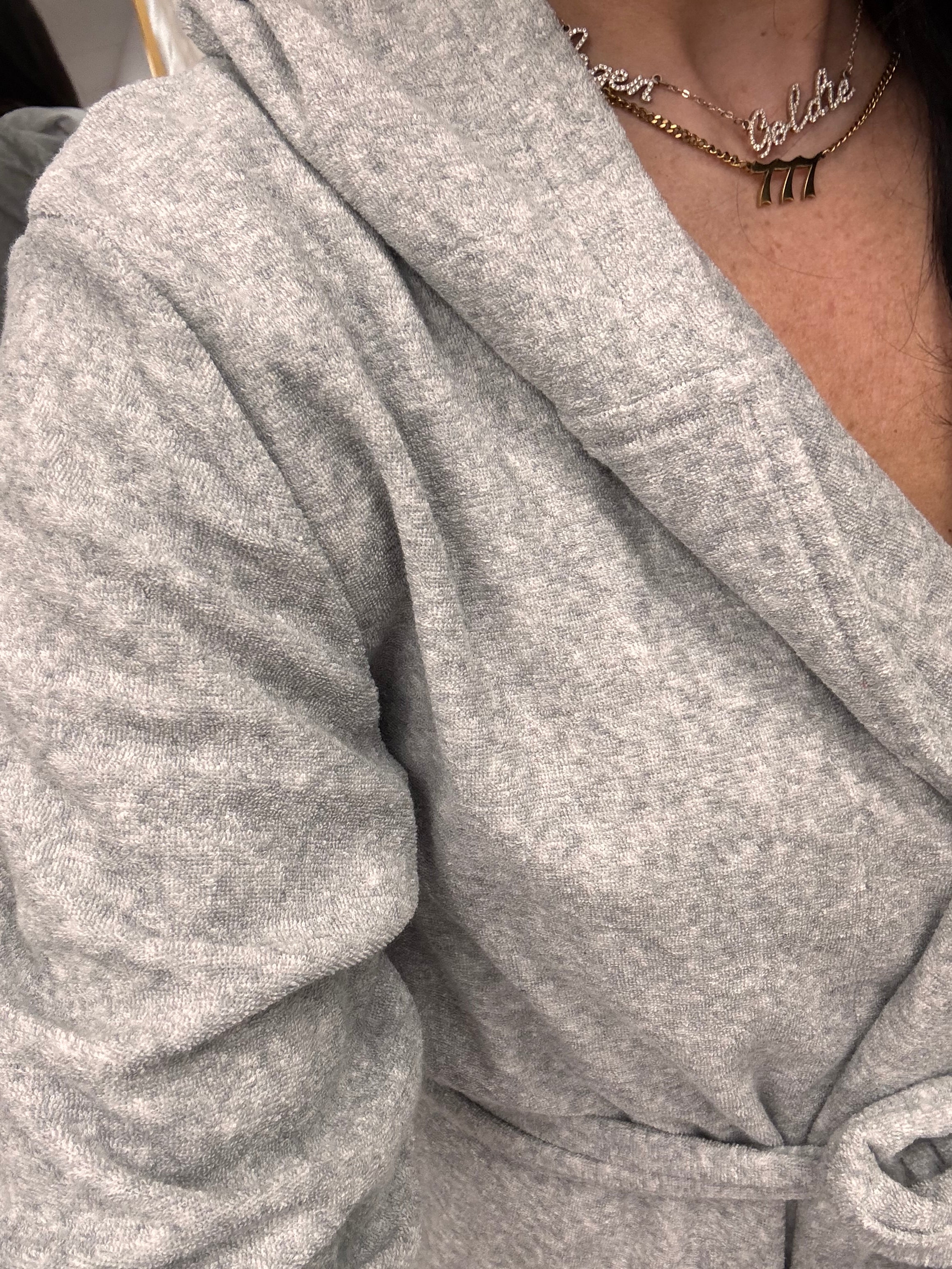 Organic Cotton Hooded Robe