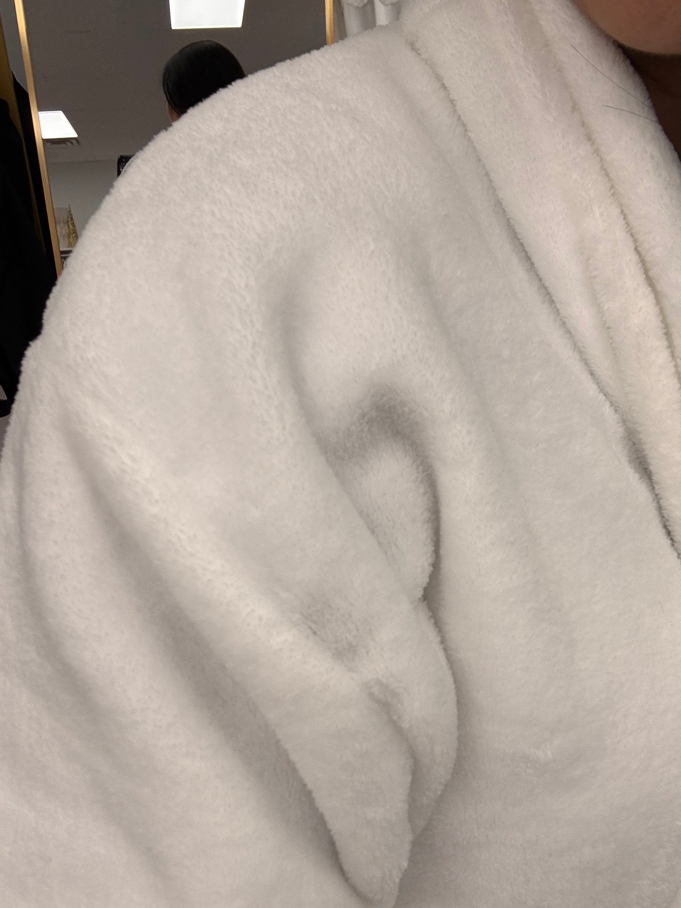 LUXE PLUSH ROBE - Mom of the year (White)