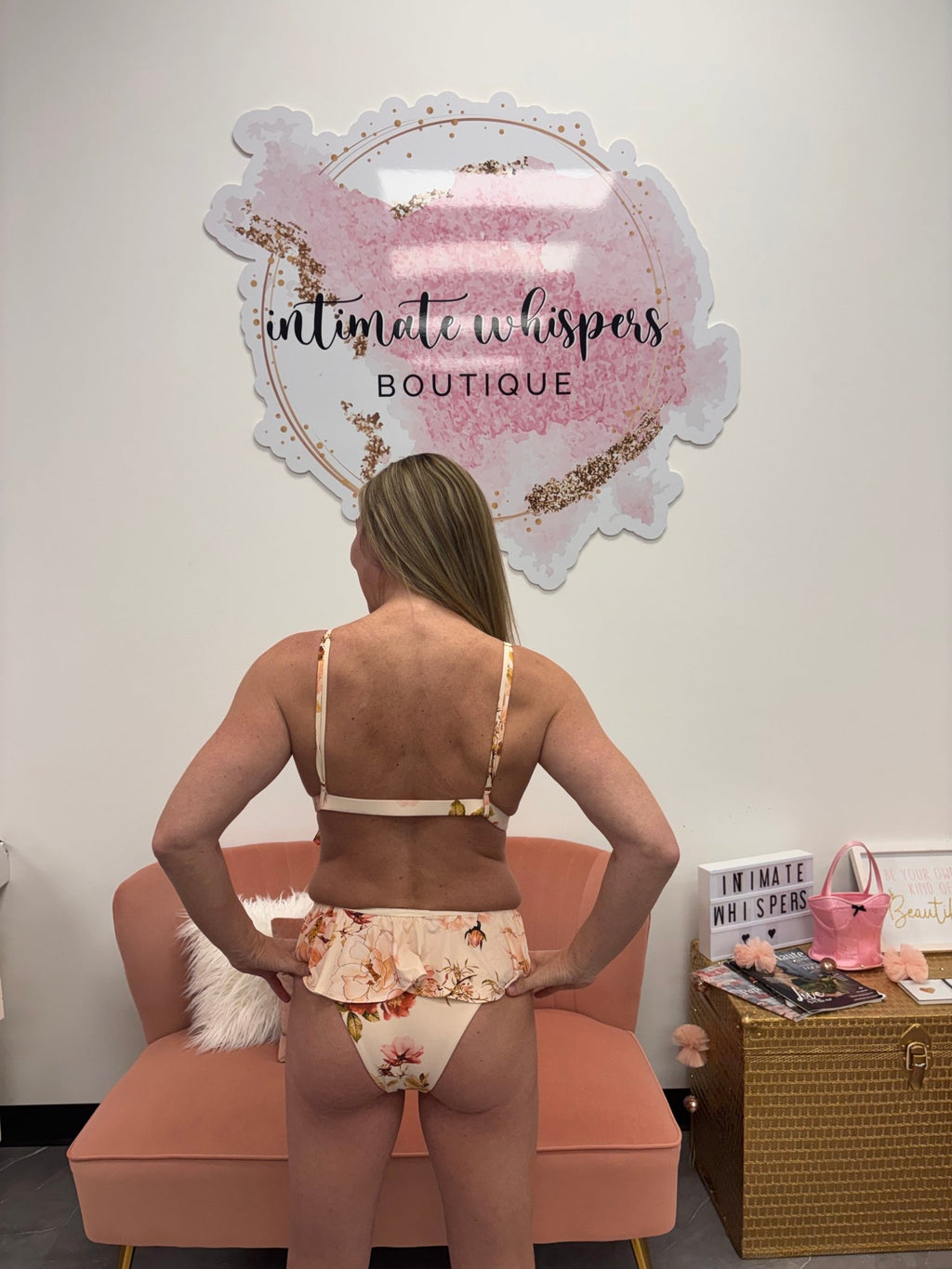 Bella Floral Highwaisted Bottom - Intimate Whispers